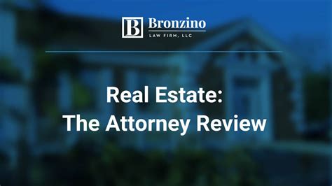 real estate attorney review